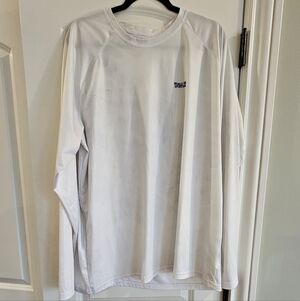 Men's Long-Sleeve Performance Tee - White